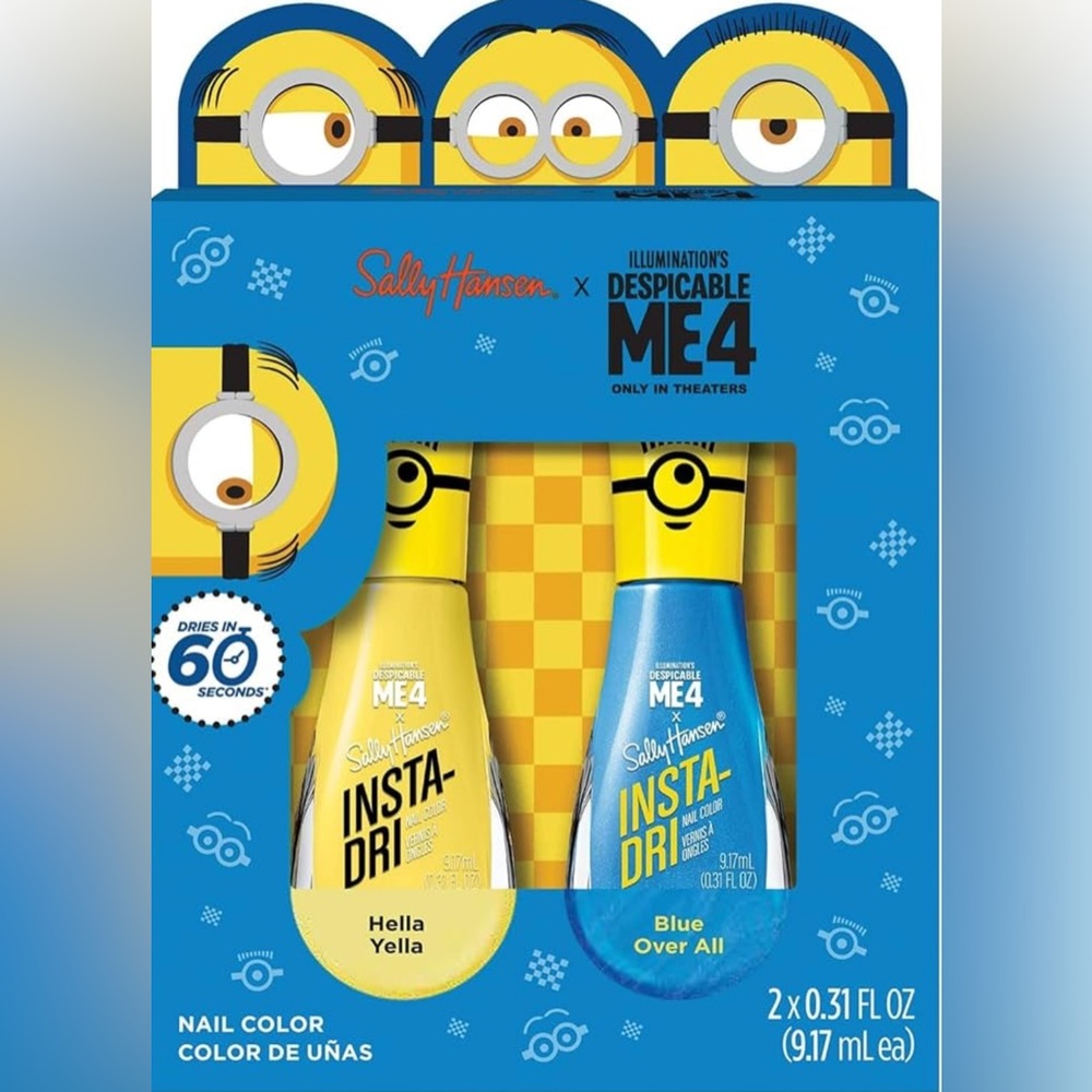 Sally Hansen Insta-Dri Despicable Me Nail Polish | Quick Dry, Long Lasting